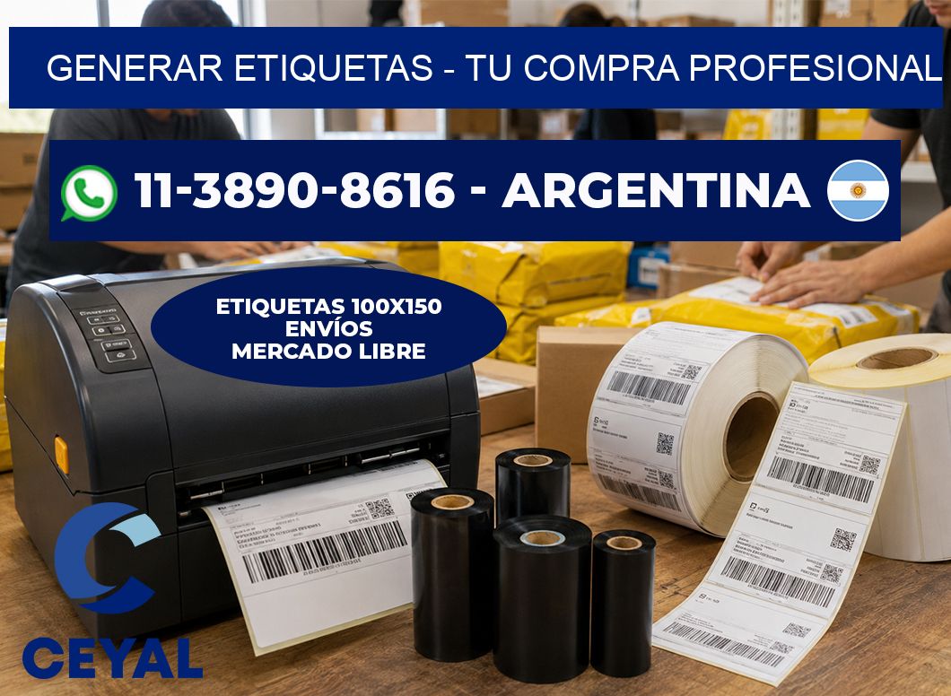 GENERAR ETIQUETAS - Tu compra profesional