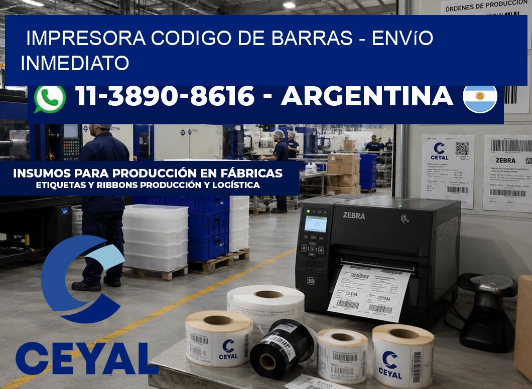 IMPRESORA CODIGO DE BARRAS – Envío inmediato