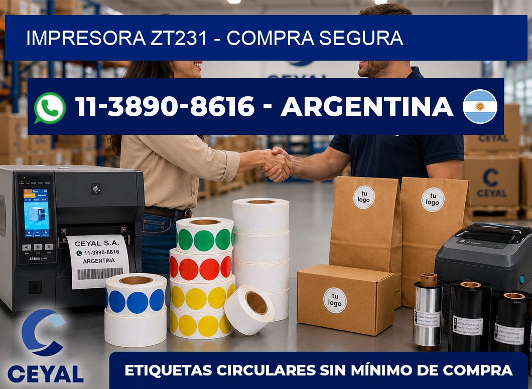 IMPRESORA ZT231 - Compra segura