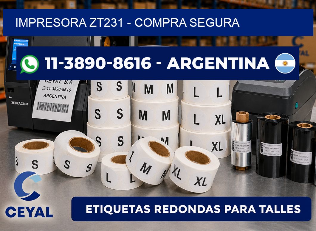 IMPRESORA ZT231 - Compra segura