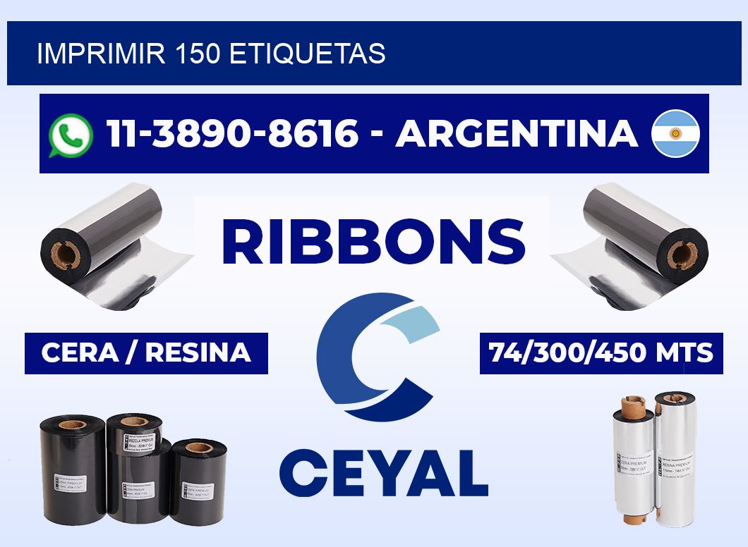IMPRIMIR 150 ETIQUETAS