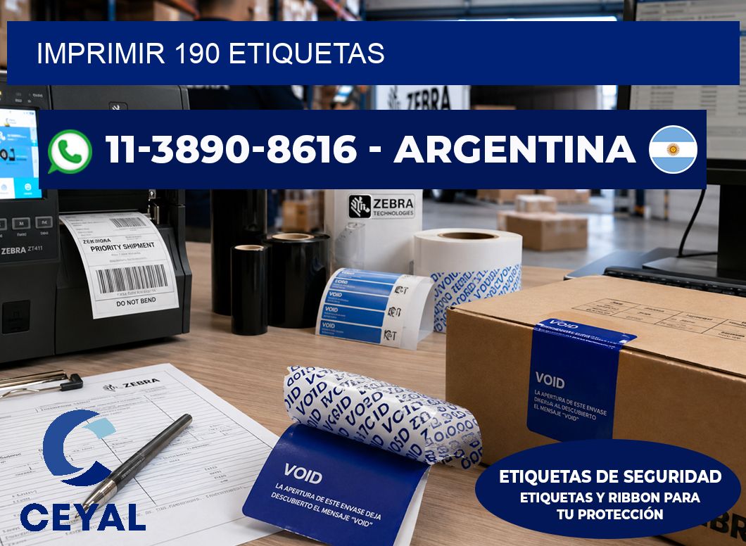 IMPRIMIR 190 ETIQUETAS