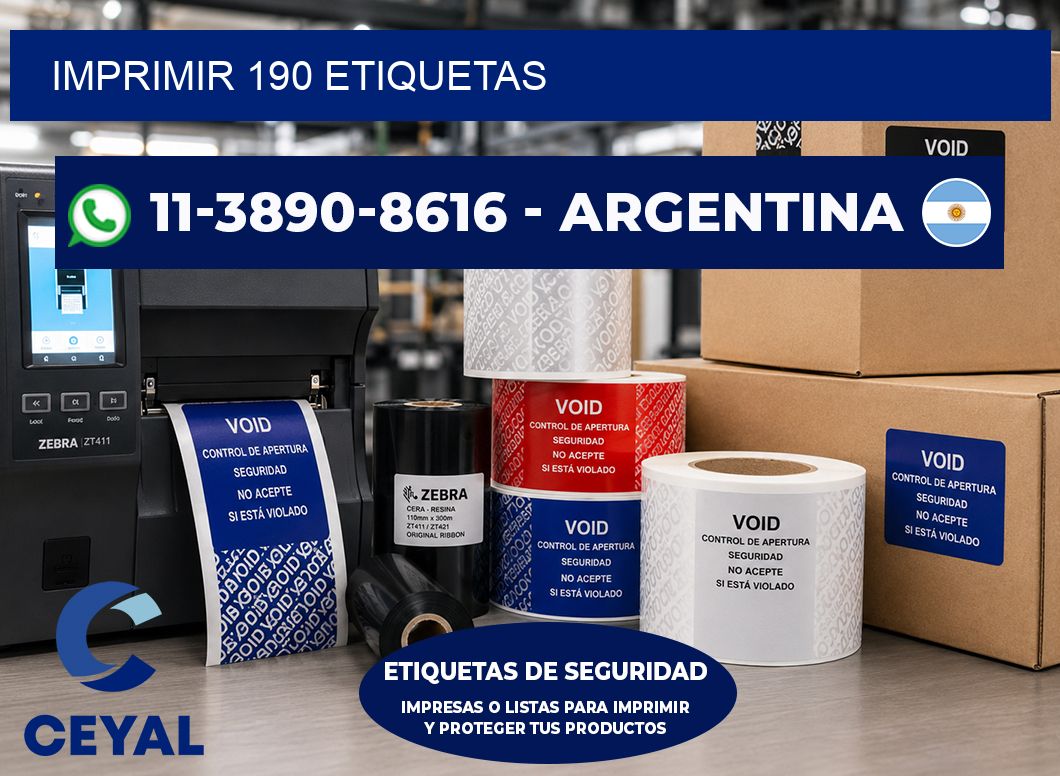 IMPRIMIR 190 ETIQUETAS