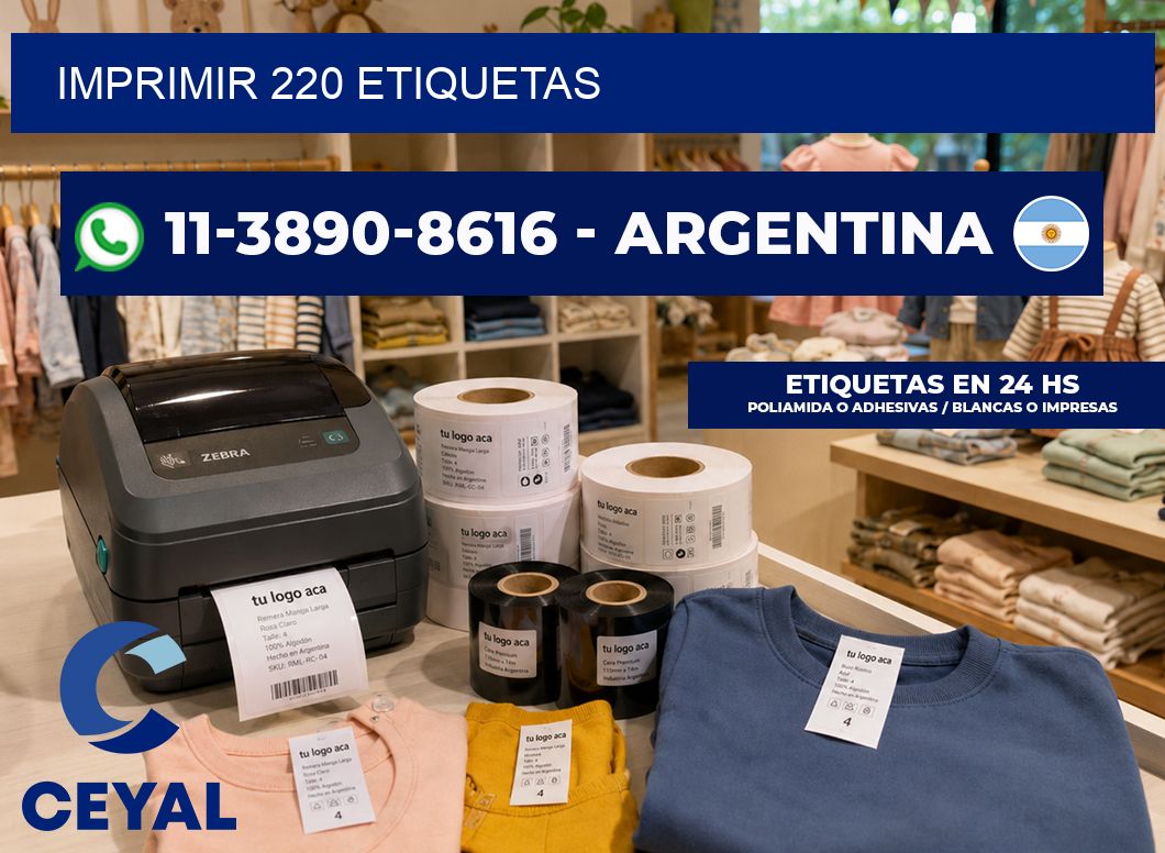 IMPRIMIR 220 ETIQUETAS