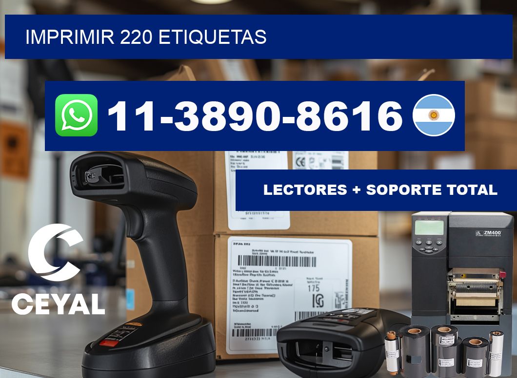 IMPRIMIR 220 ETIQUETAS