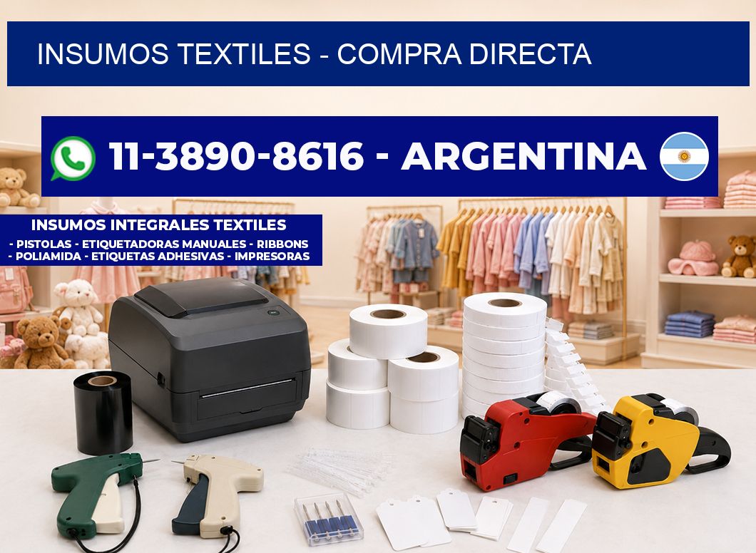 INSUMOS TEXTILES - Compra directa