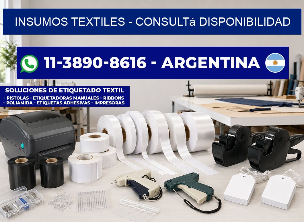 INSUMOS TEXTILES - Consultá disponibilidad