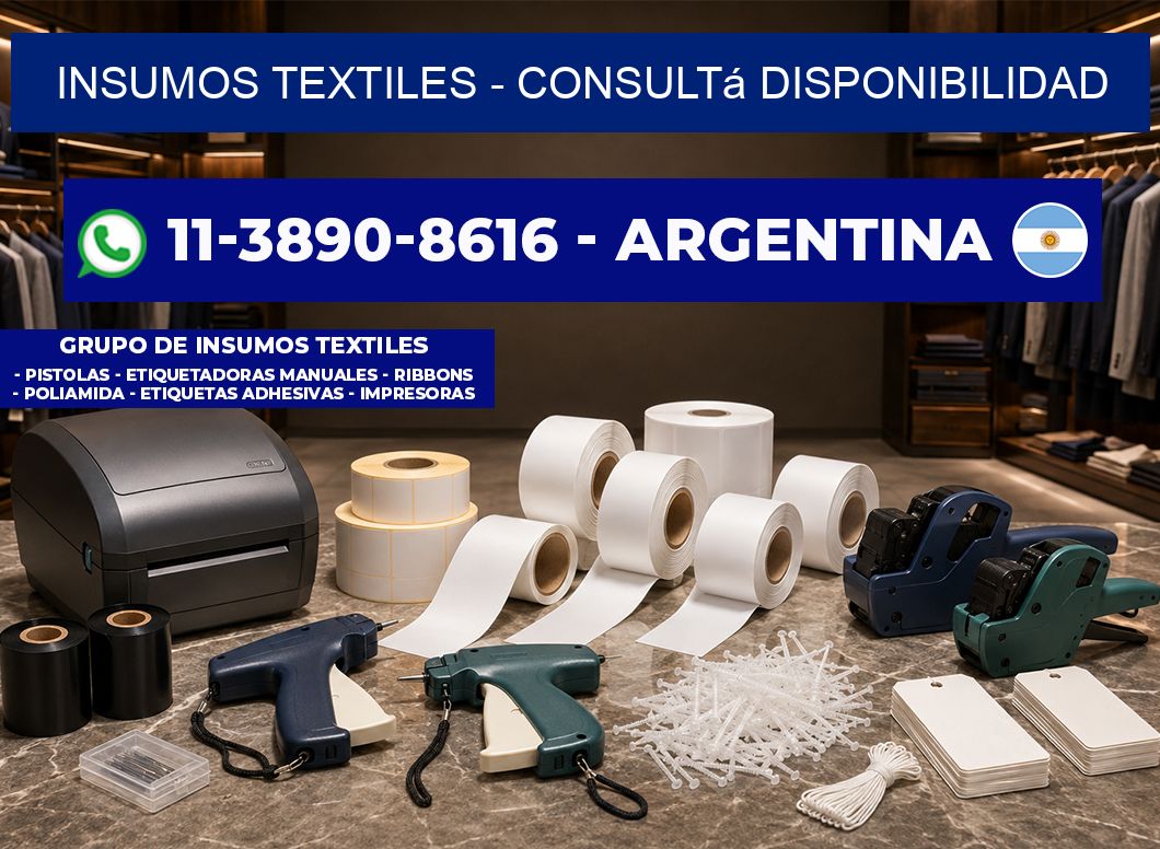 INSUMOS TEXTILES - Consultá disponibilidad
