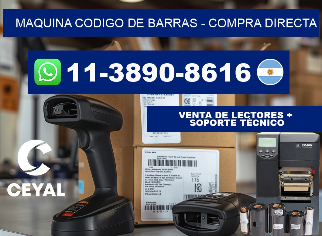 MAQUINA CODIGO DE BARRAS - Compra directa
