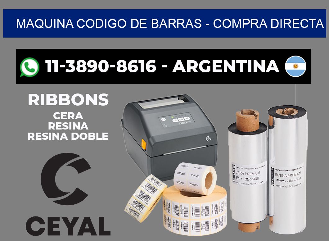 MAQUINA CODIGO DE BARRAS - Compra directa