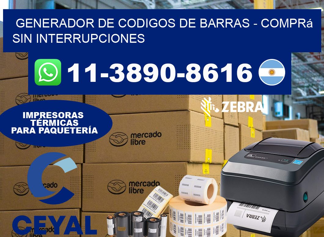 generador de codigos de barras - Comprá sin interrupciones
