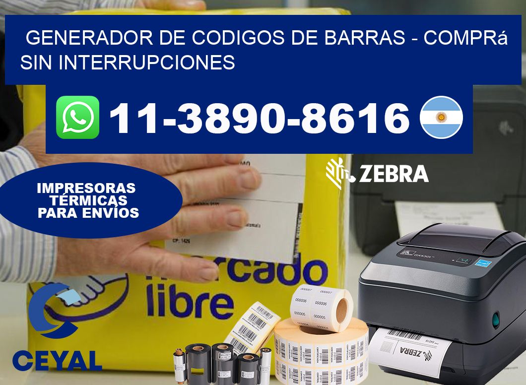 generador de codigos de barras - Comprá sin interrupciones