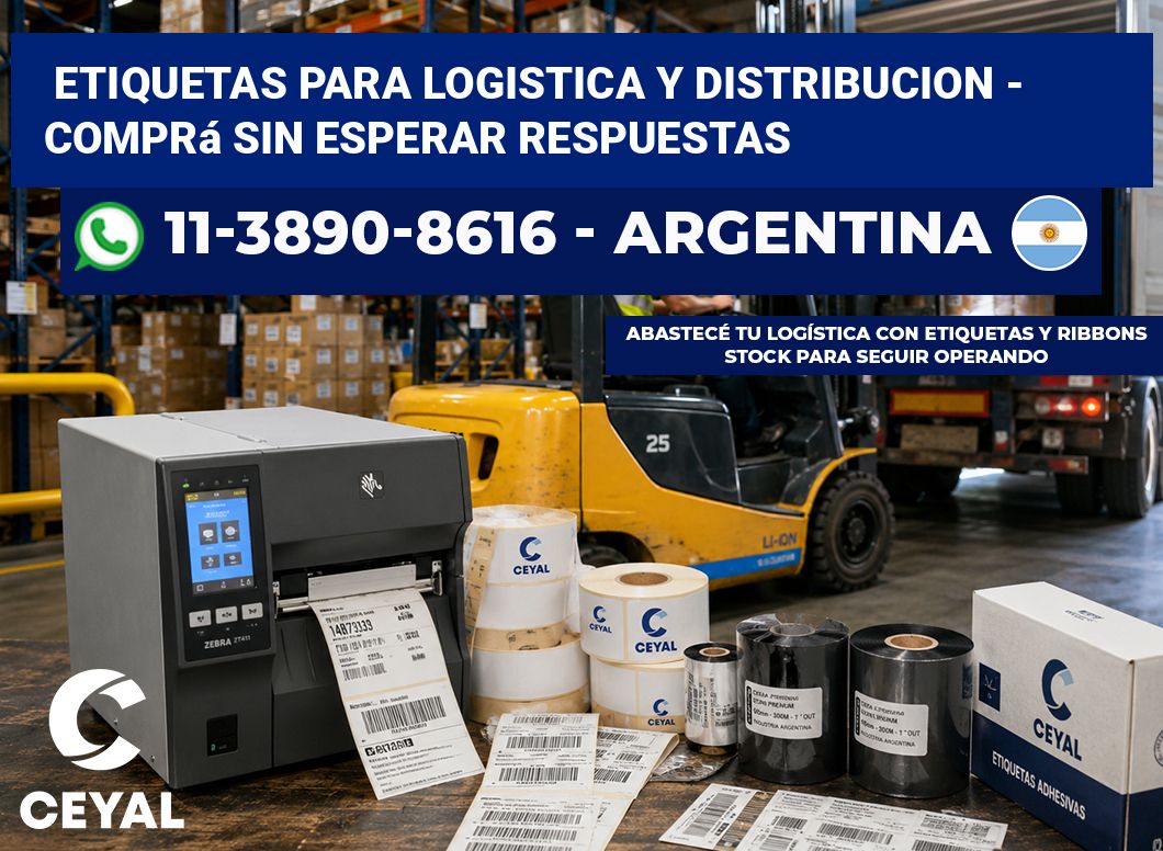 ETIQUETAS PARA LOGISTICA Y DISTRIBUCION – Comprá sin esperar respuestas