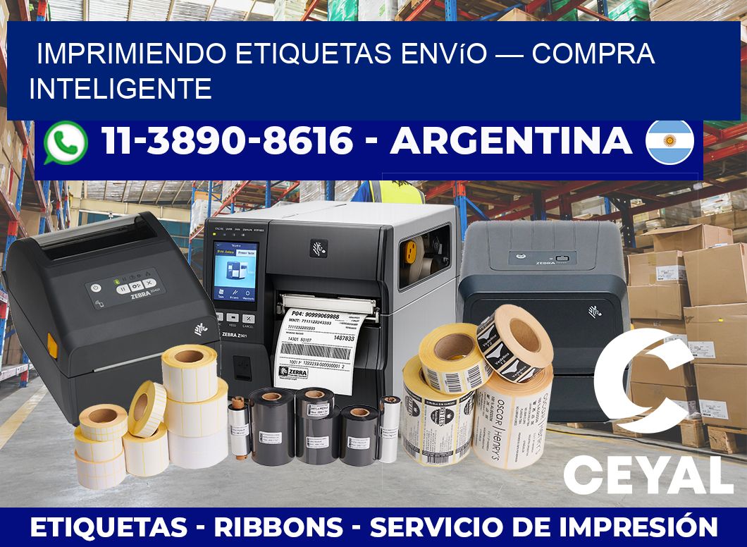 Imprimiendo etiquetas envío — Compra inteligente