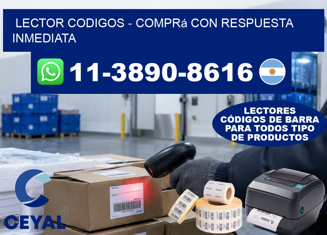 LECTOR CODIGOS - Comprá con respuesta inmediata