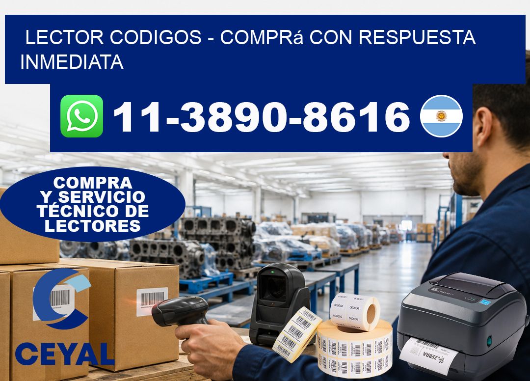 LECTOR CODIGOS - Comprá con respuesta inmediata
