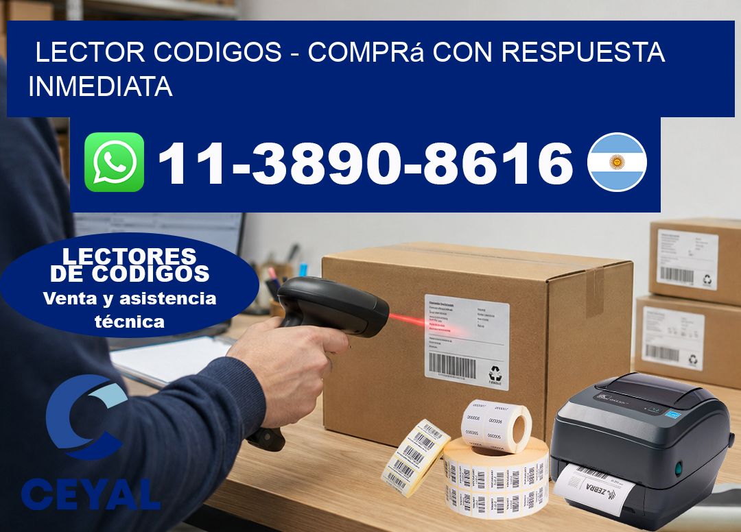 LECTOR CODIGOS - Comprá con respuesta inmediata