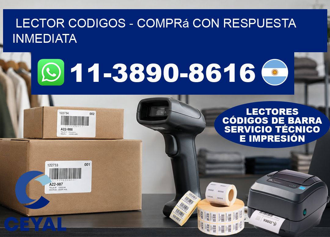 LECTOR CODIGOS – Comprá con respuesta inmediata