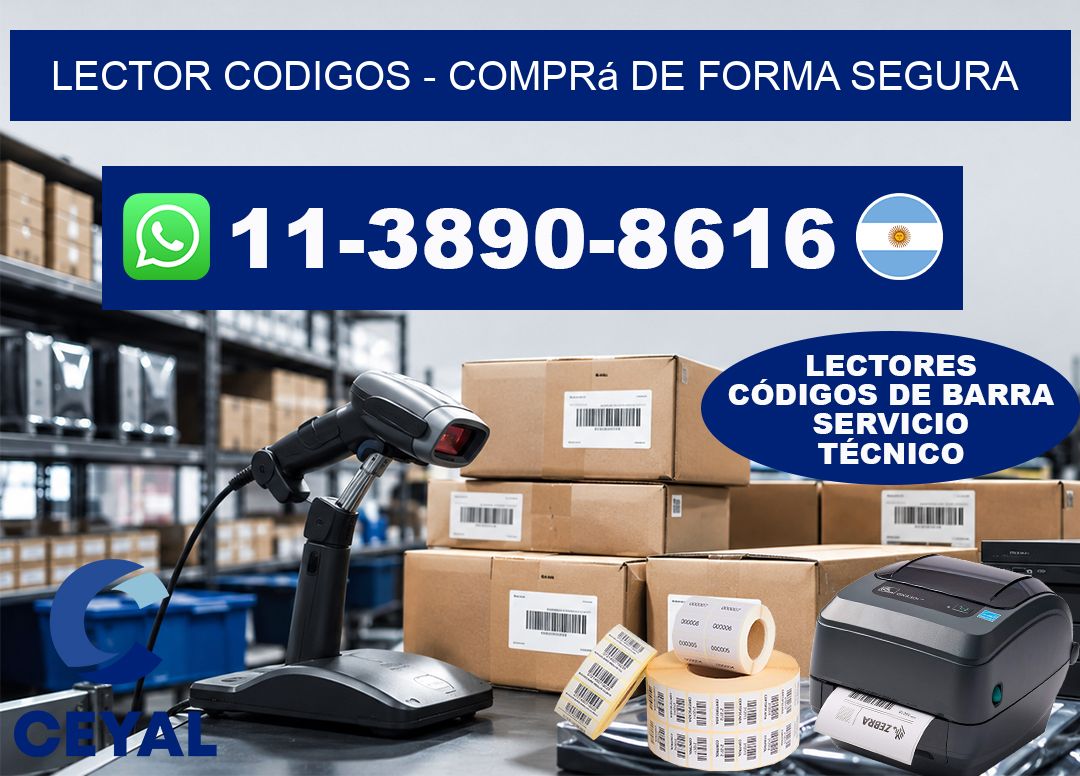 LECTOR CODIGOS - Comprá de forma segura