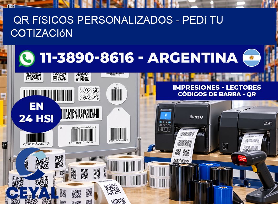 QR Físicos Personalizados - Pedí tu cotización