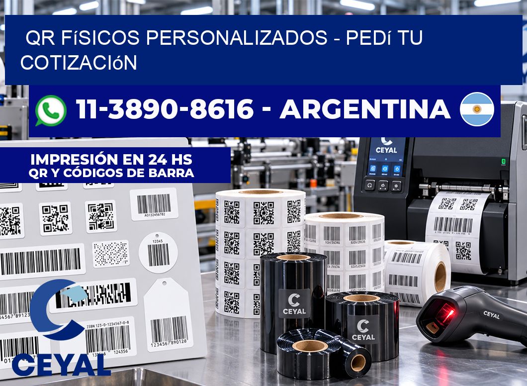 QR Físicos Personalizados - Pedí tu cotización