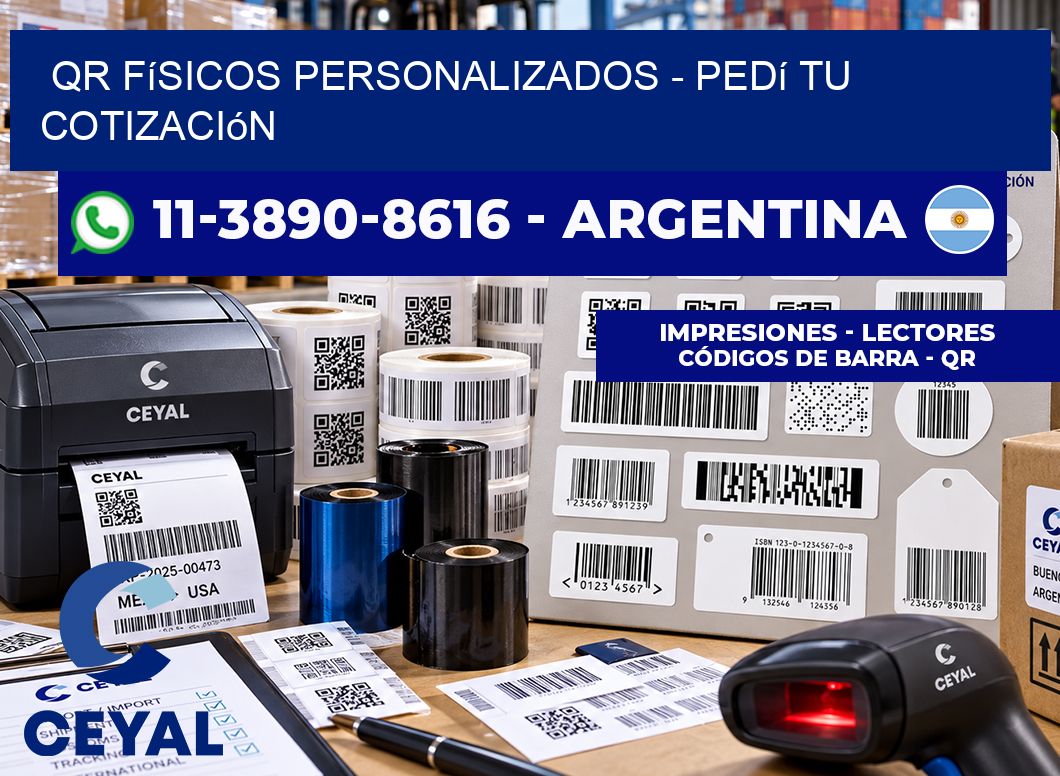 QR Físicos Personalizados - Pedí tu cotización