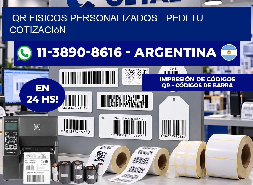 QR Físicos Personalizados – Pedí tu cotización