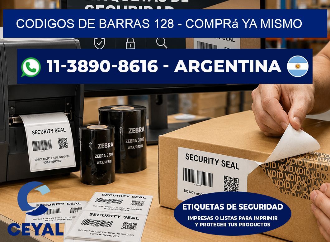 codigos de barras 128 - Comprá ya mismo
