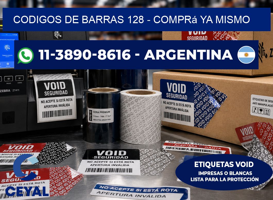 codigos de barras 128 - Comprá ya mismo