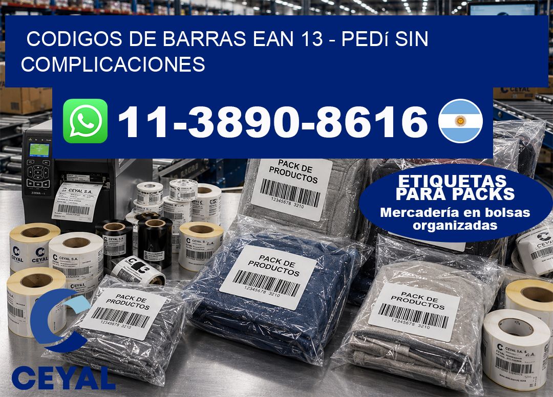 codigos de barras ean 13 - Pedí sin complicaciones