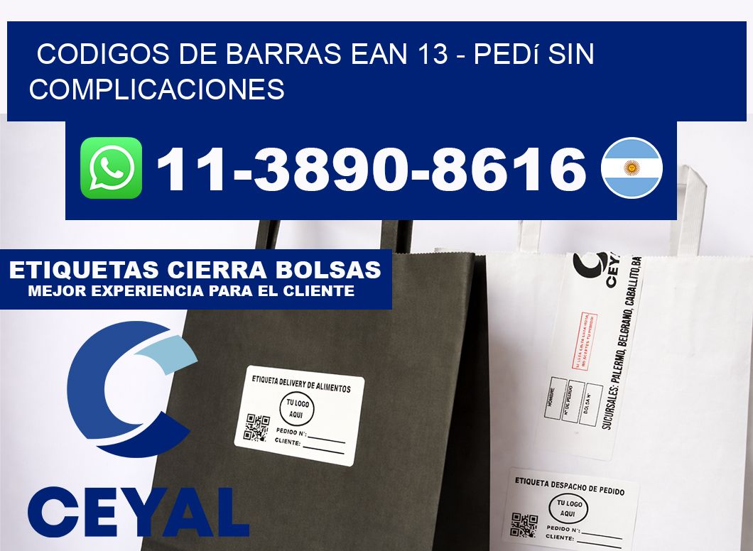 codigos de barras ean 13 - Pedí sin complicaciones