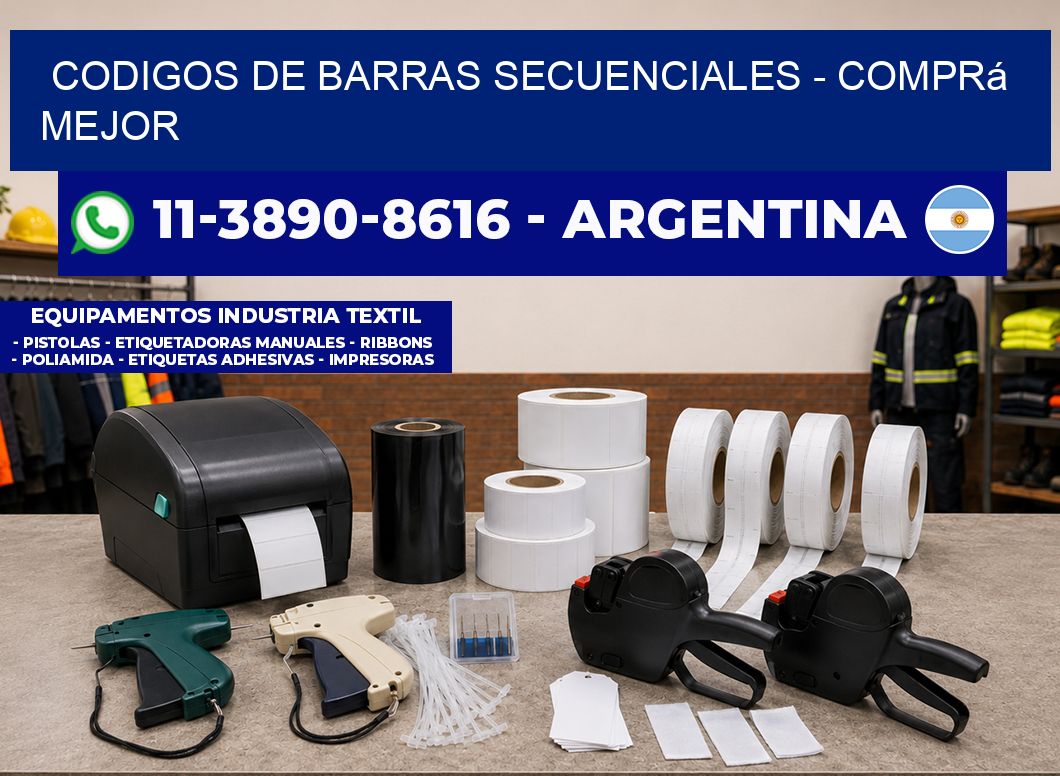 codigos de barras secuenciales – Comprá mejor