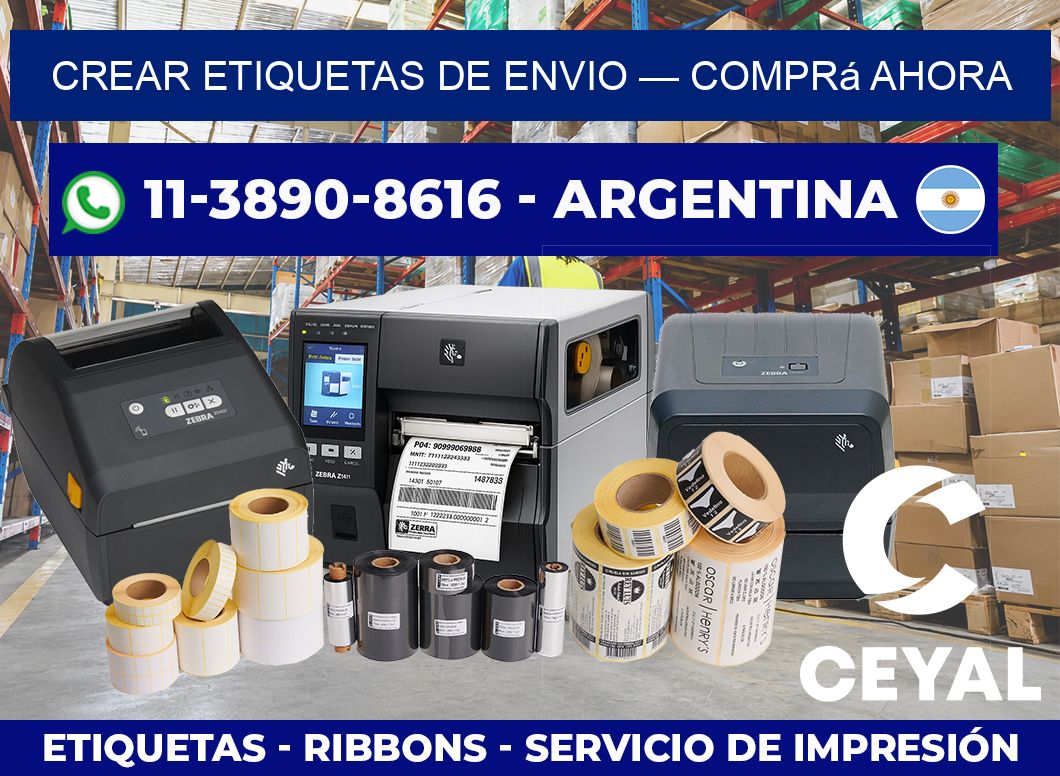 crear etiquetas de envio — Comprá ahora