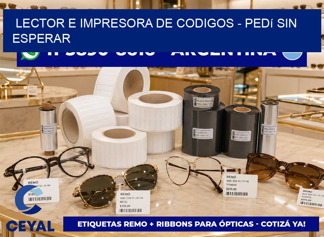 lector e impresora de codigos - Pedí sin esperar