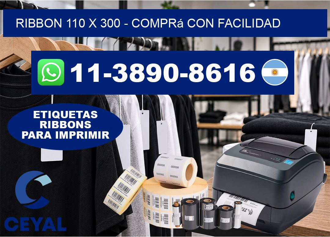 ribbon 110 x 300 - Comprá con facilidad