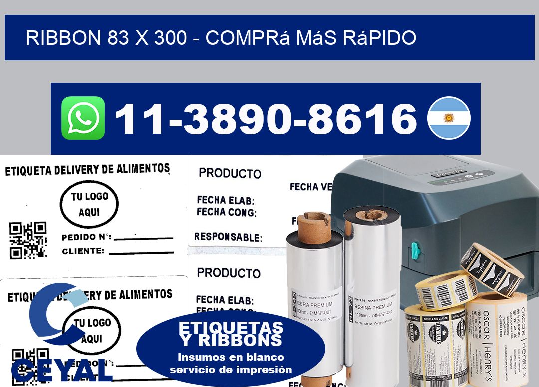 ribbon 83 x 300 - Comprá más rápido
