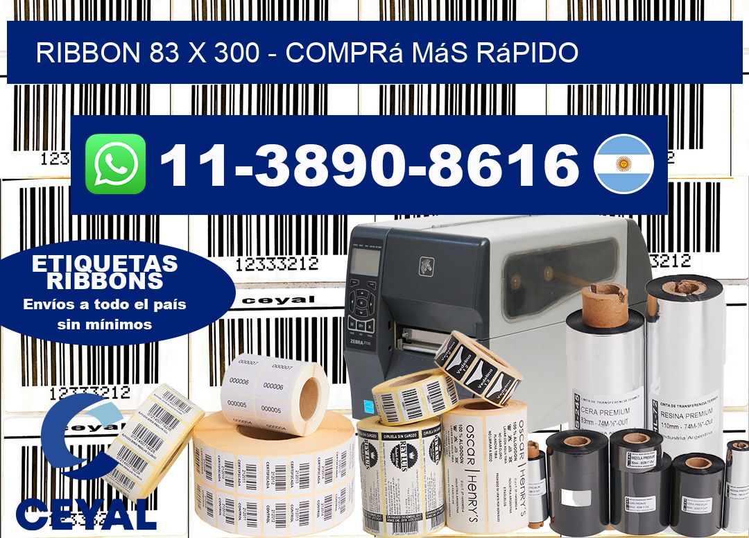 ribbon 83 x 300 - Comprá más rápido