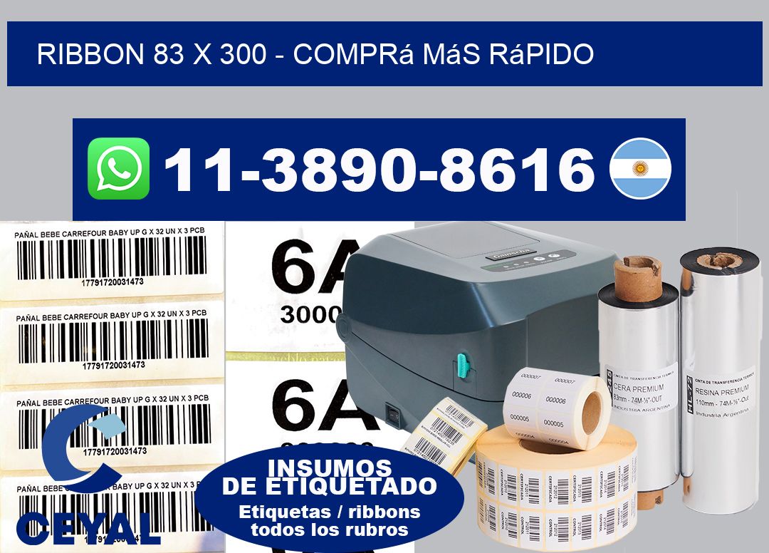 ribbon 83 x 300 – Comprá más rápido