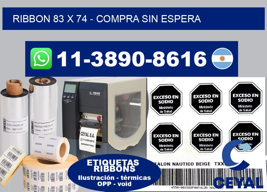 ribbon 83 x 74 - Compra sin espera