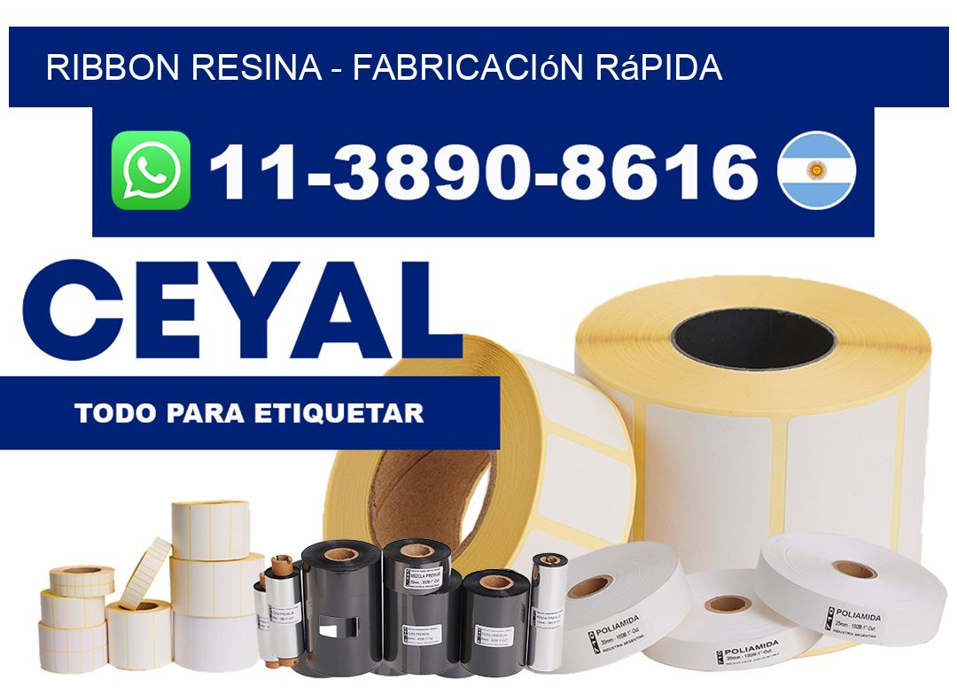 ribbon resina - Fabricación rápida