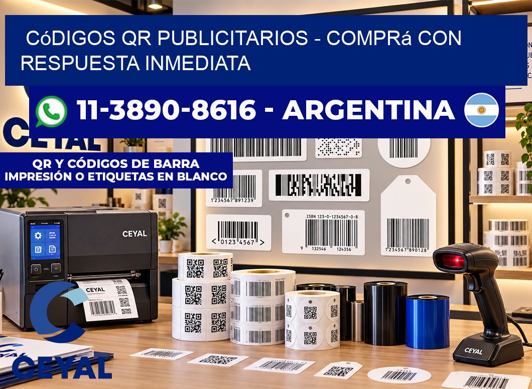 Códigos QR Publicitarios - Comprá con respuesta inmediata