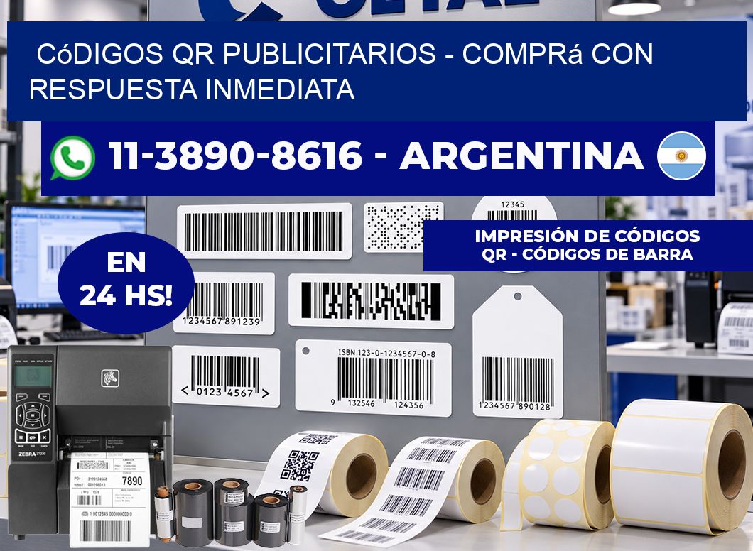 Códigos QR Publicitarios - Comprá con respuesta inmediata