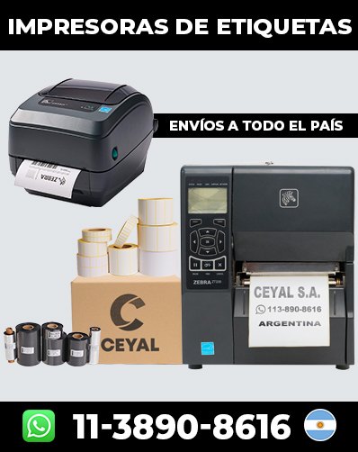 ETIQUETAS TERMICAS EN ROLLO CON RIBBON - Renová tu stock